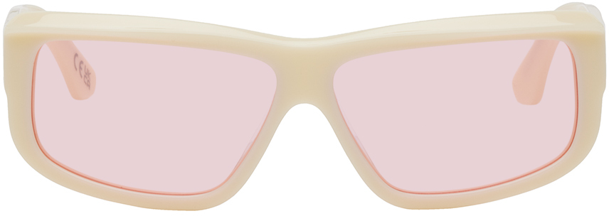 Shop Marni Off-white Annapuma Sunglasses In Babe