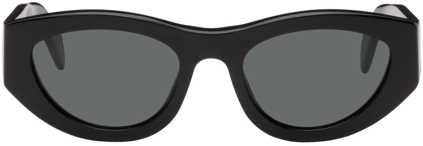 Shop Marni Black Retrosuperfuture Edition Rainbow Mountains Sunglasses