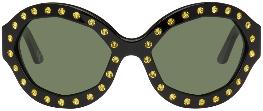 Shop Marni Black Retrosuperfuture Edition Naica Mine Sunglasses