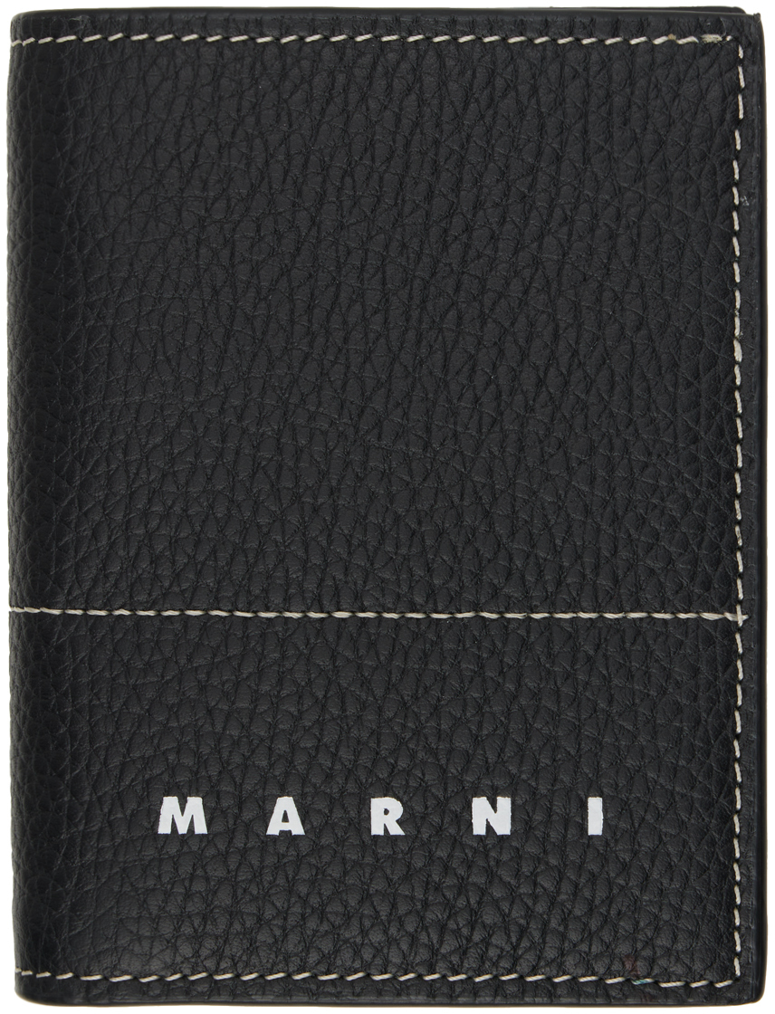 Marni Black Logo Wallet