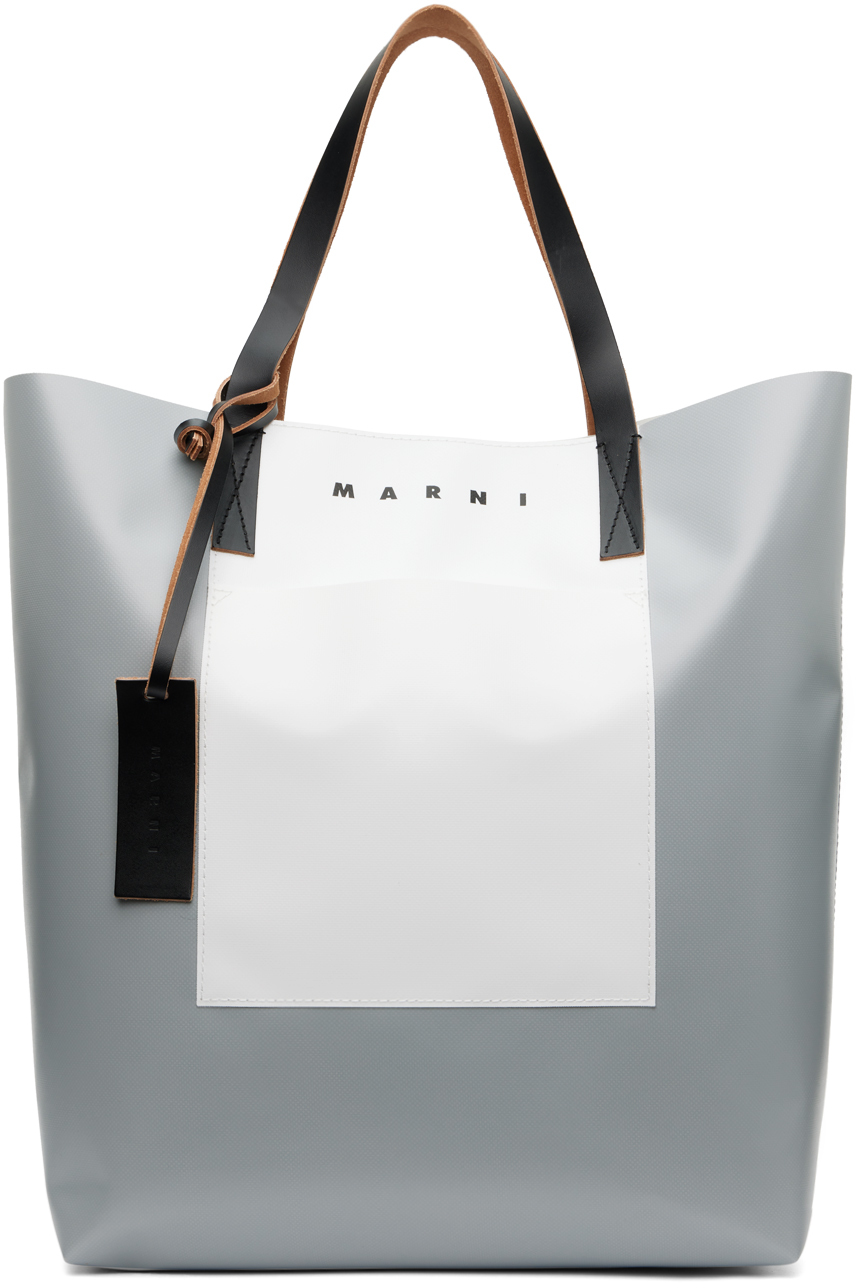 Marni Jersey Tote Bag in Gray for Men