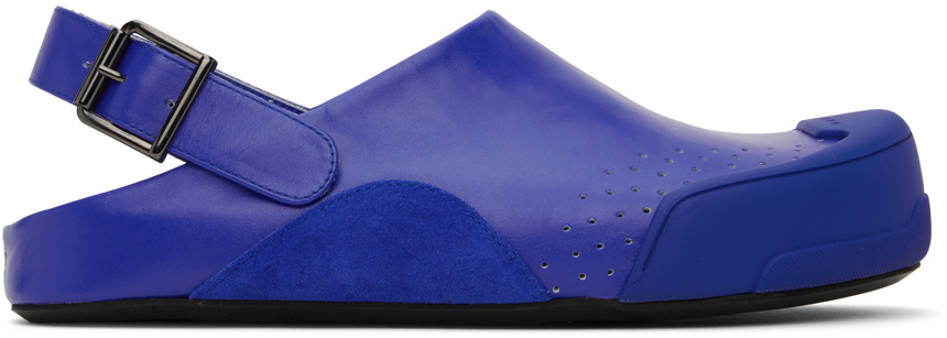 Marni Blue Sabot Sandals In 00b59 Bluette