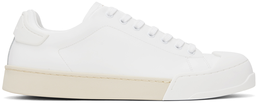 White Dada Bumper Sneakers by Marni on Sale