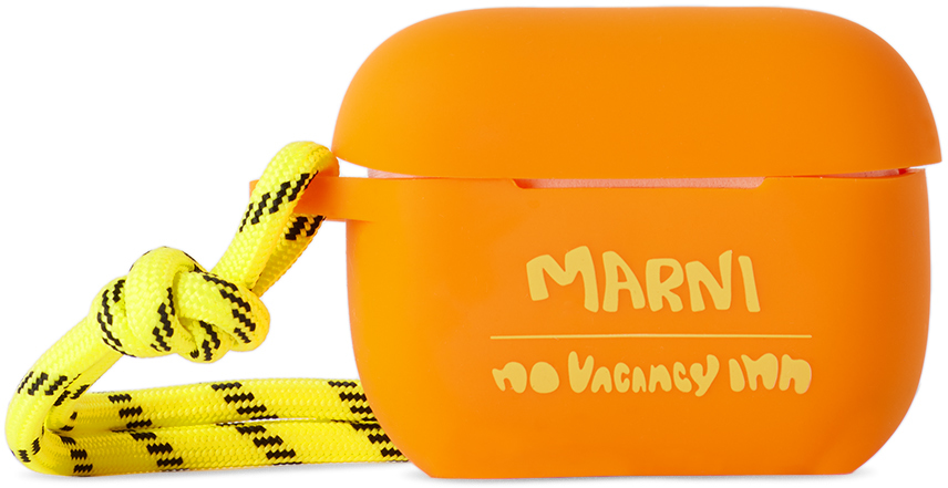 Orange No Vacancy Inn Edition AirPods Pro Case