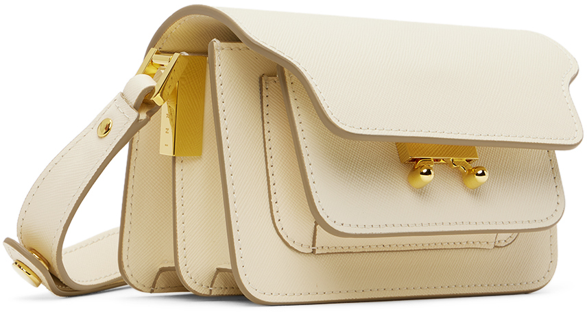 Marni Kids Trunk Foldover Top Shoulder Bag In Z601w