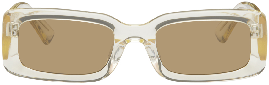 Akila Beige Verve Sunglasses In White