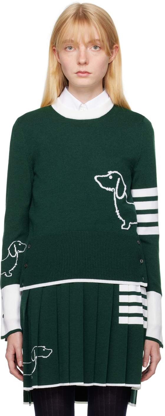 Green Hector 4-Bar Sweater