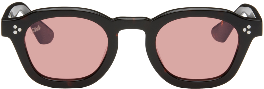 Akila Black Eos Sunglasses In Black/red