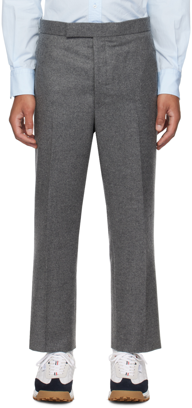 Gray Four-Pocket Trousers