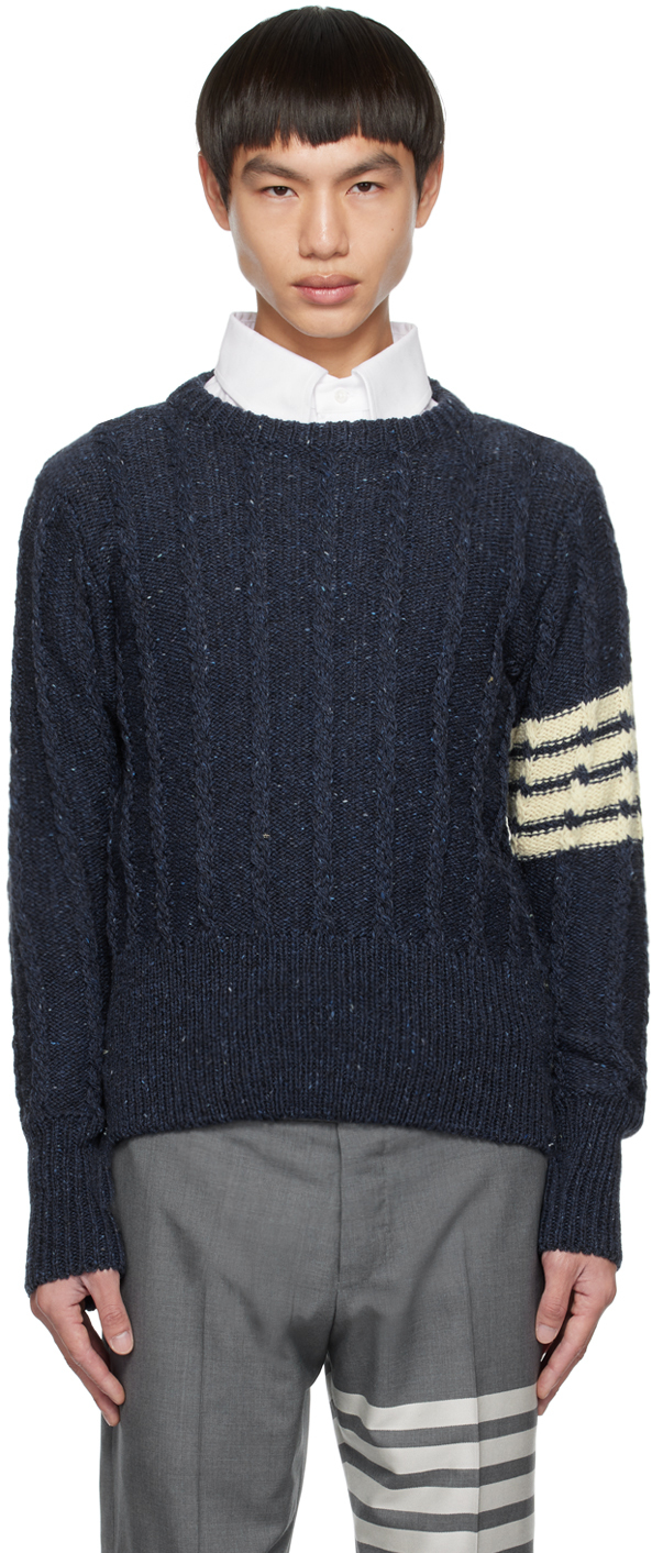 THOM BROWNE BLUE 4-BAR jumper