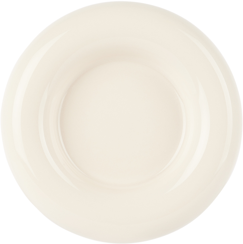 Gustaf Westman Objects White Chunky Mini Cup & Saucer In Cream