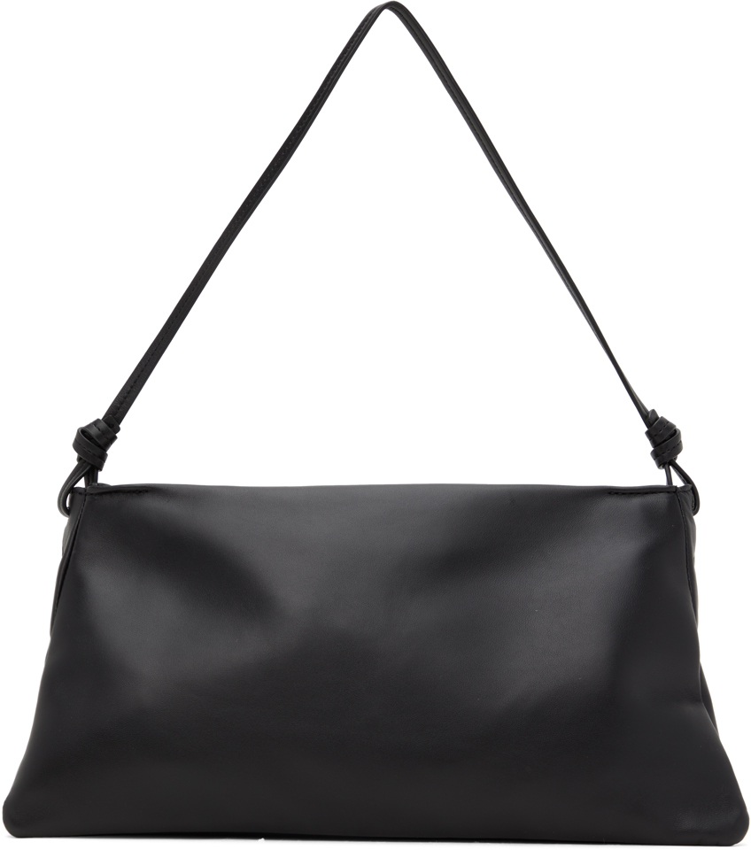 Staud Black Vivi Shoulder Bag