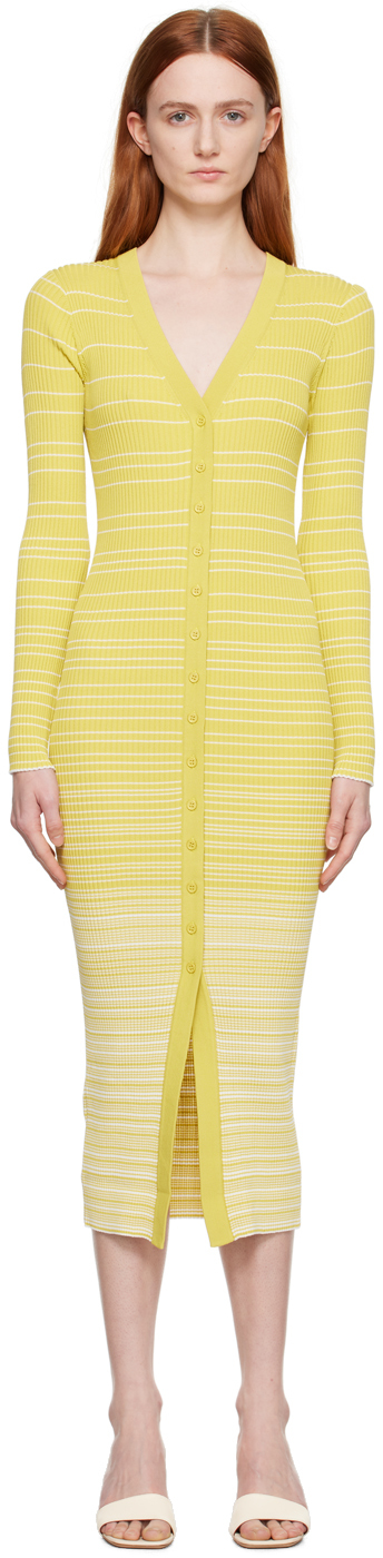 Yellow Shoko Midi Dress