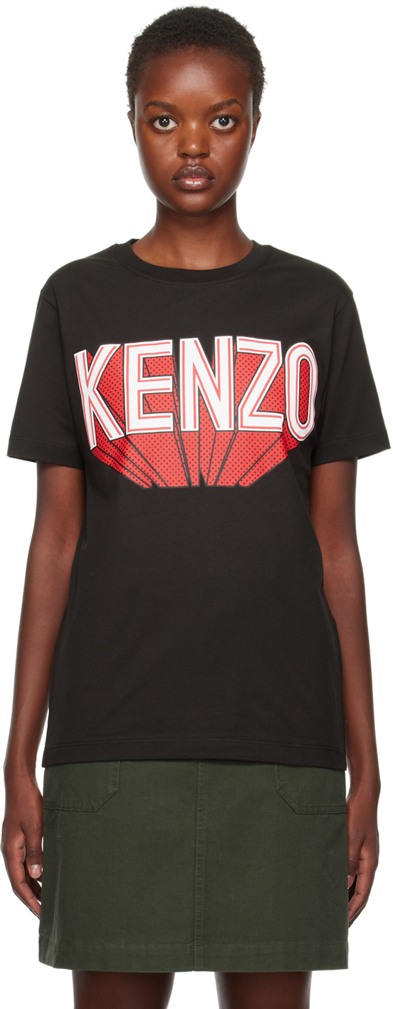 KENZO BLACK KENZO PARIS KENZO 3D T-SHIRT