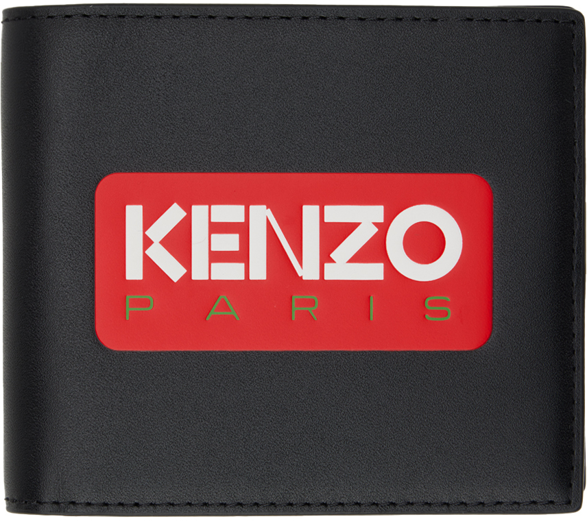 Black Kenzo Paris Fold Wallet