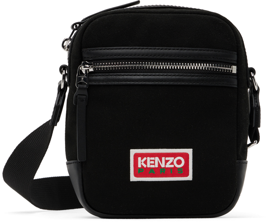 Black Kenzo Paris Explore Bag by Kenzo on Sale