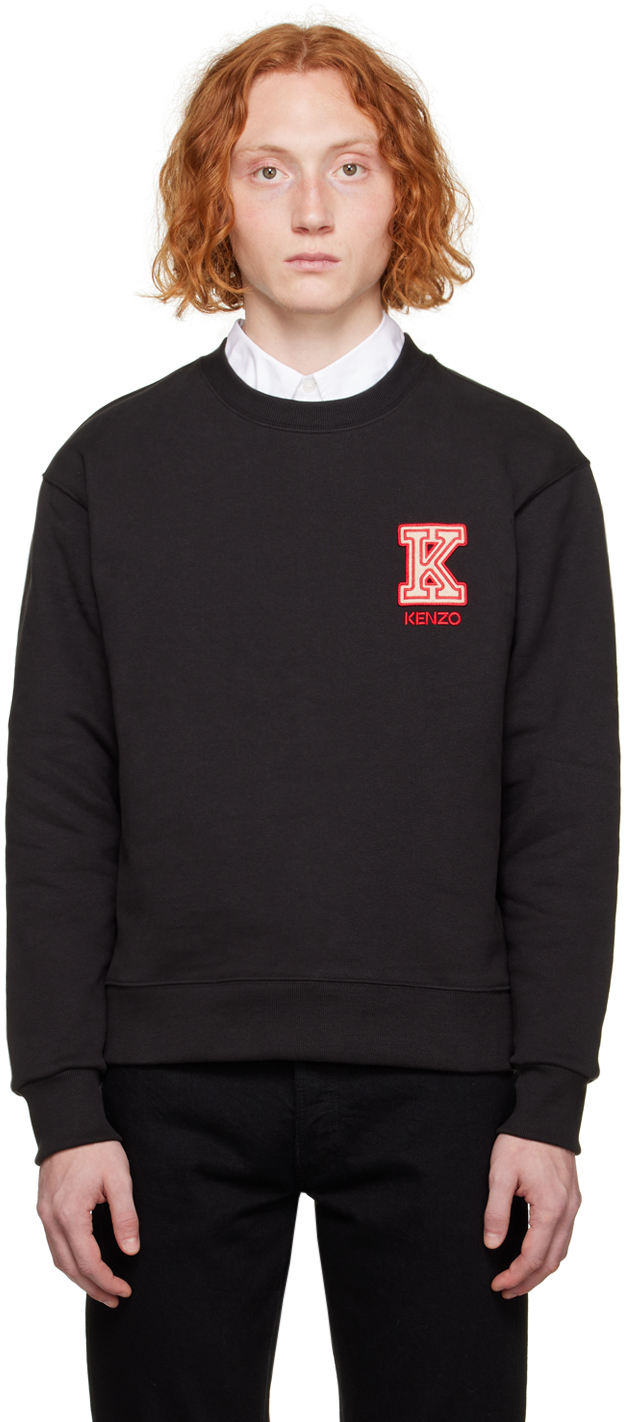 Black Kenzo Paris K. Crest Sweatshirt