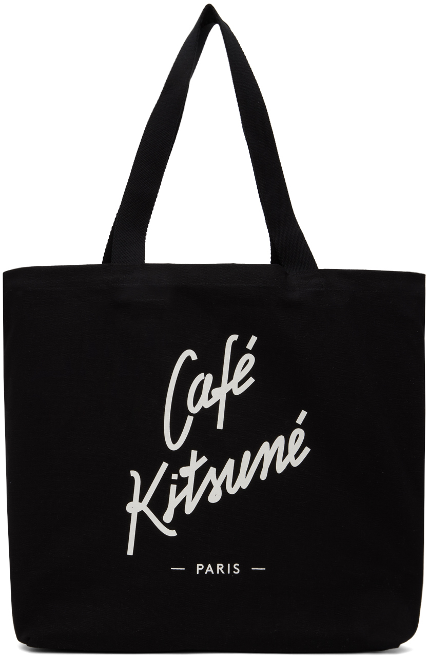 Maison kitsune tote discount bag