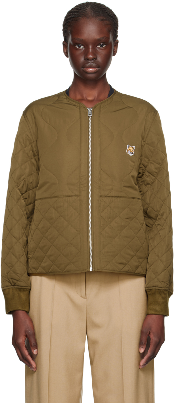 Khaki Fox Head Jacket