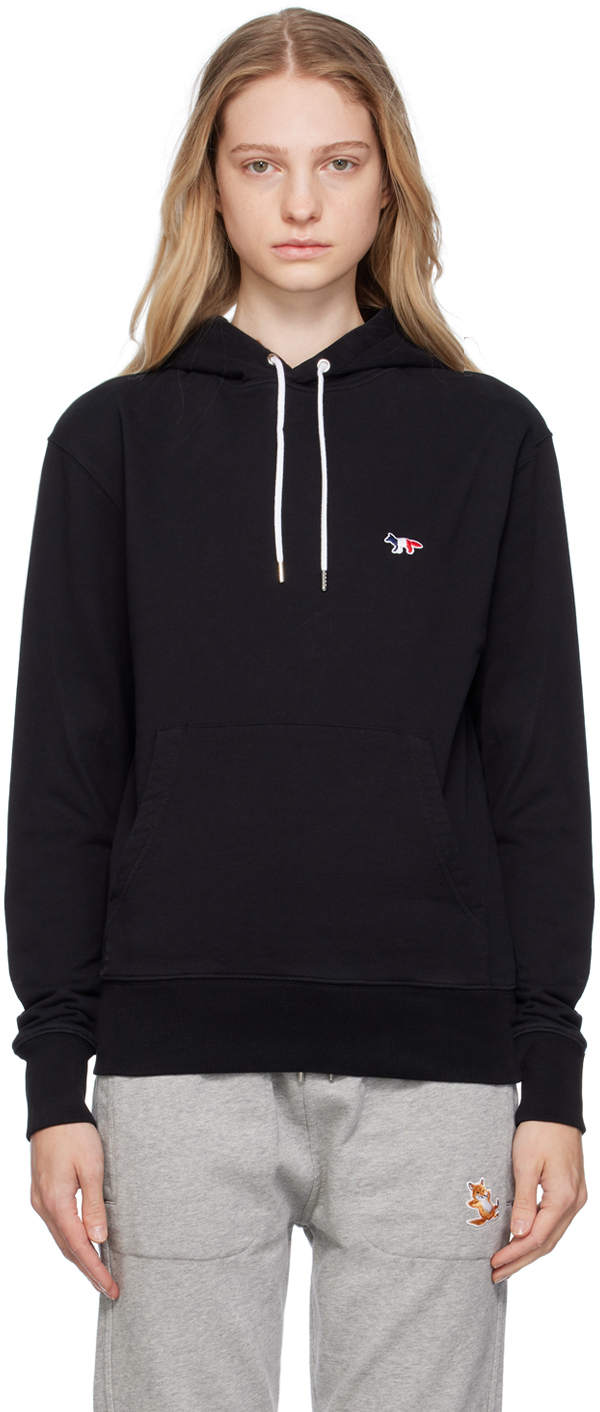 Black Tricolor Fox Hoodie