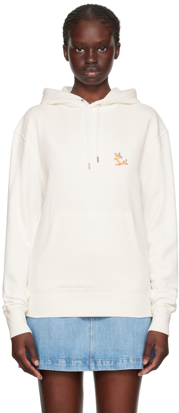 Maison Kitsuné: Off-White Chillax Fox Hoodie | SSENSE Canada
