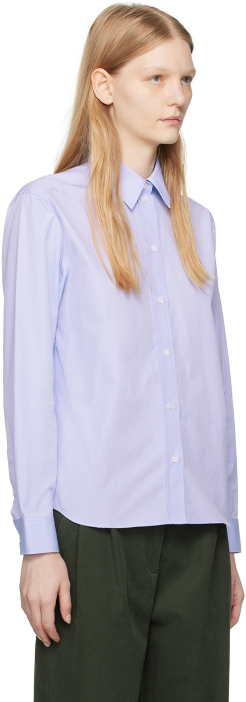 MAISON KITSUNÉ BLUE BABY FOX SHIRT