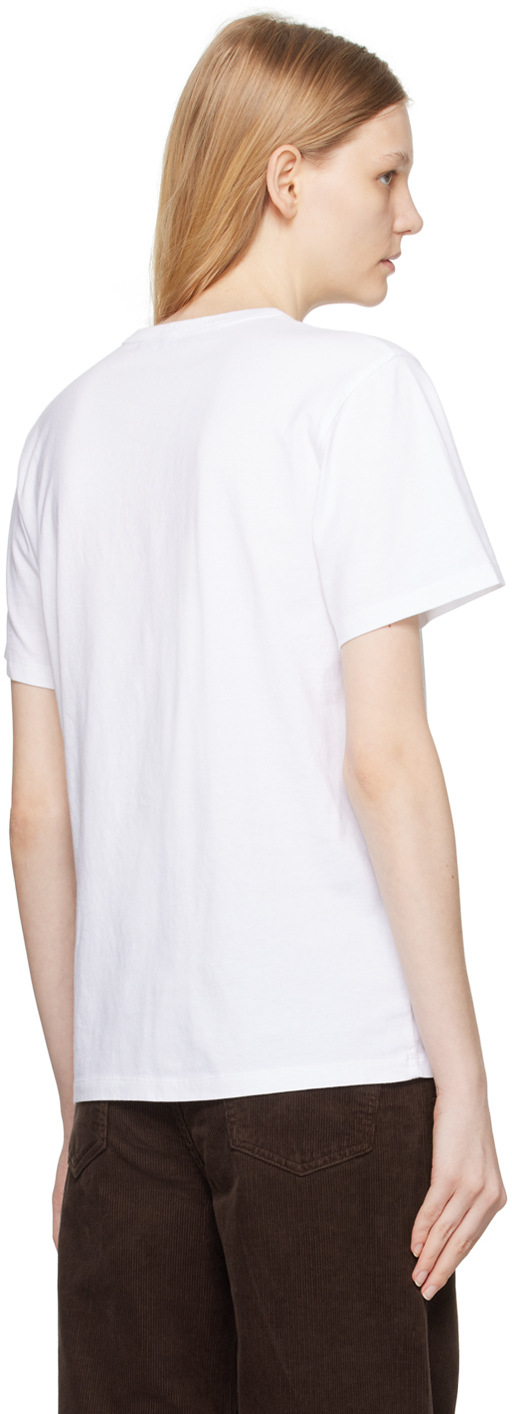 MAISON KITSUNÉ WHITE CHILLAX FOX T-SHIRT 