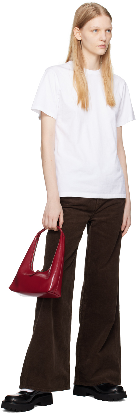 MAISON KITSUNÉ WHITE CHILLAX FOX T-SHIRT 