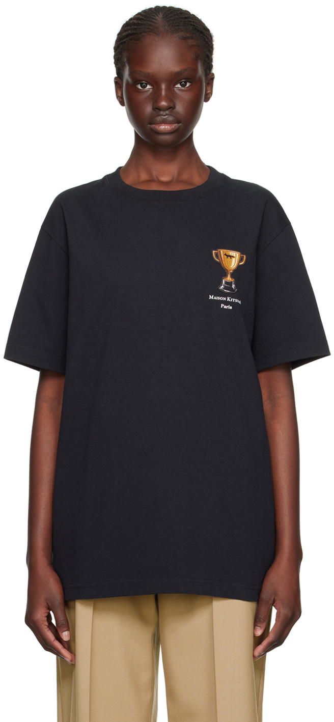 Maison Kitsuné Black Trophy T-Shirt