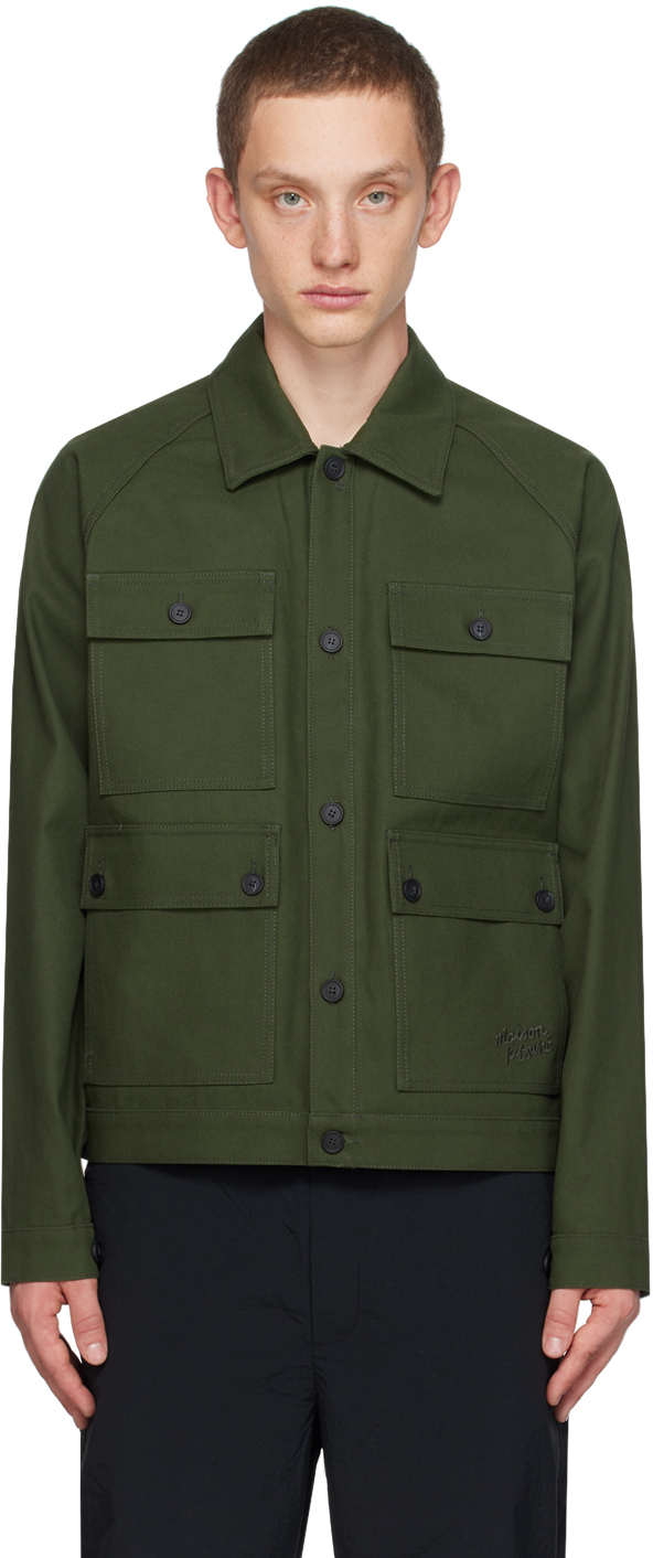 Khaki Flap Pocket Jacket