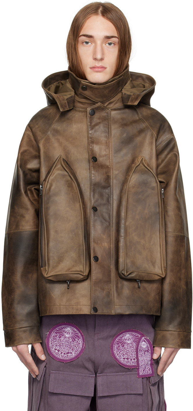 Brown Classic Leather Jacket