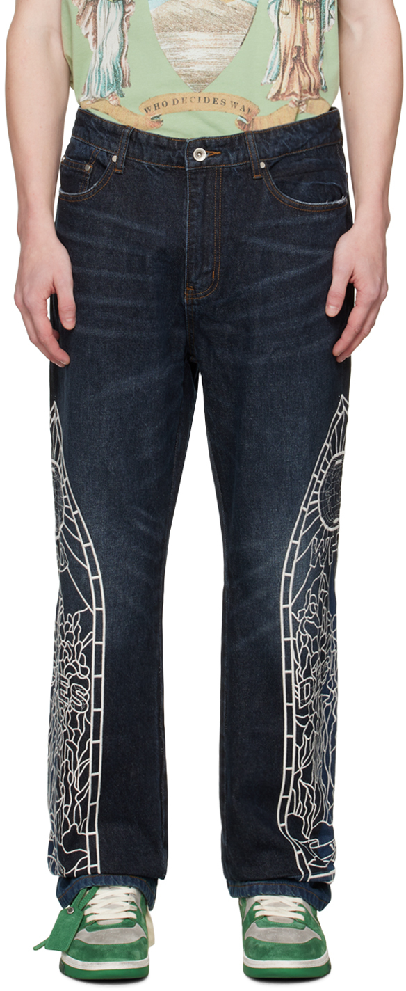 Who Decides War Indigo Cowboy Jeans