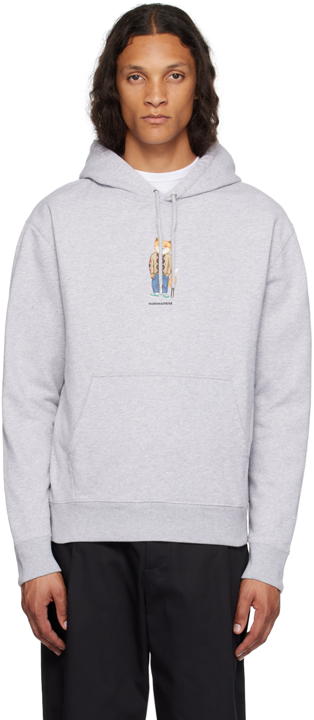 Maison kitsune fox online hoodie