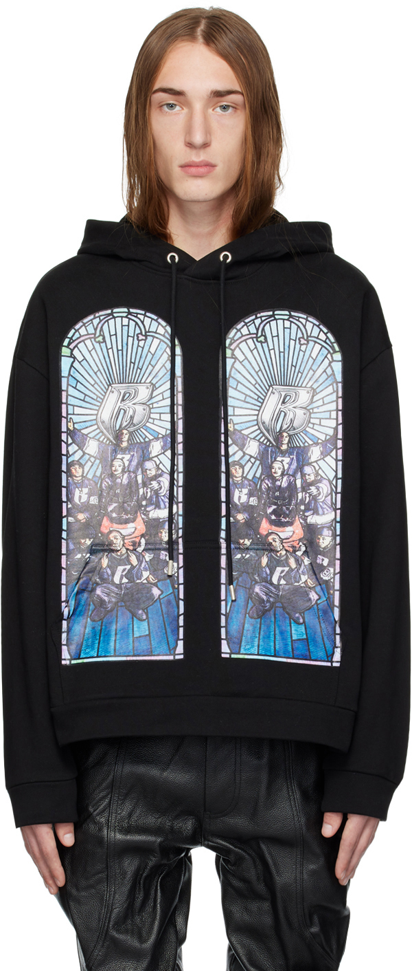 Who Decides War: Black Ruff Ryders Edition Hoodie | SSENSE