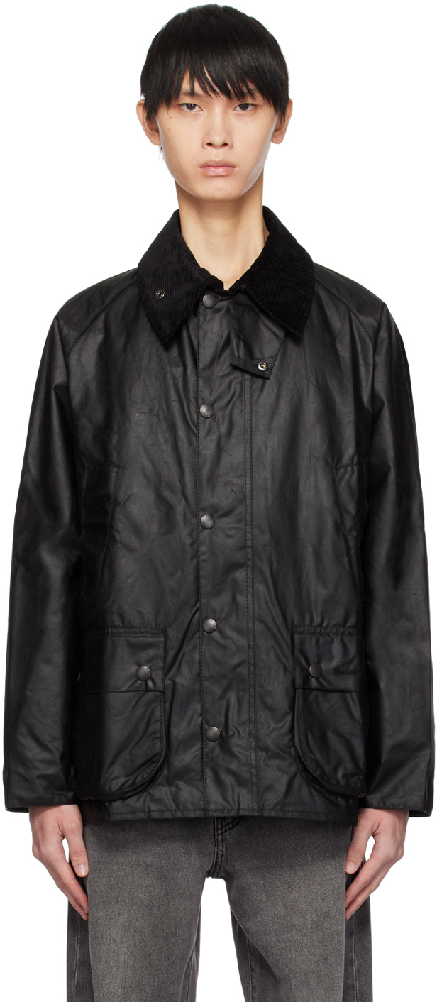 Barbour Black Bedale Jacket