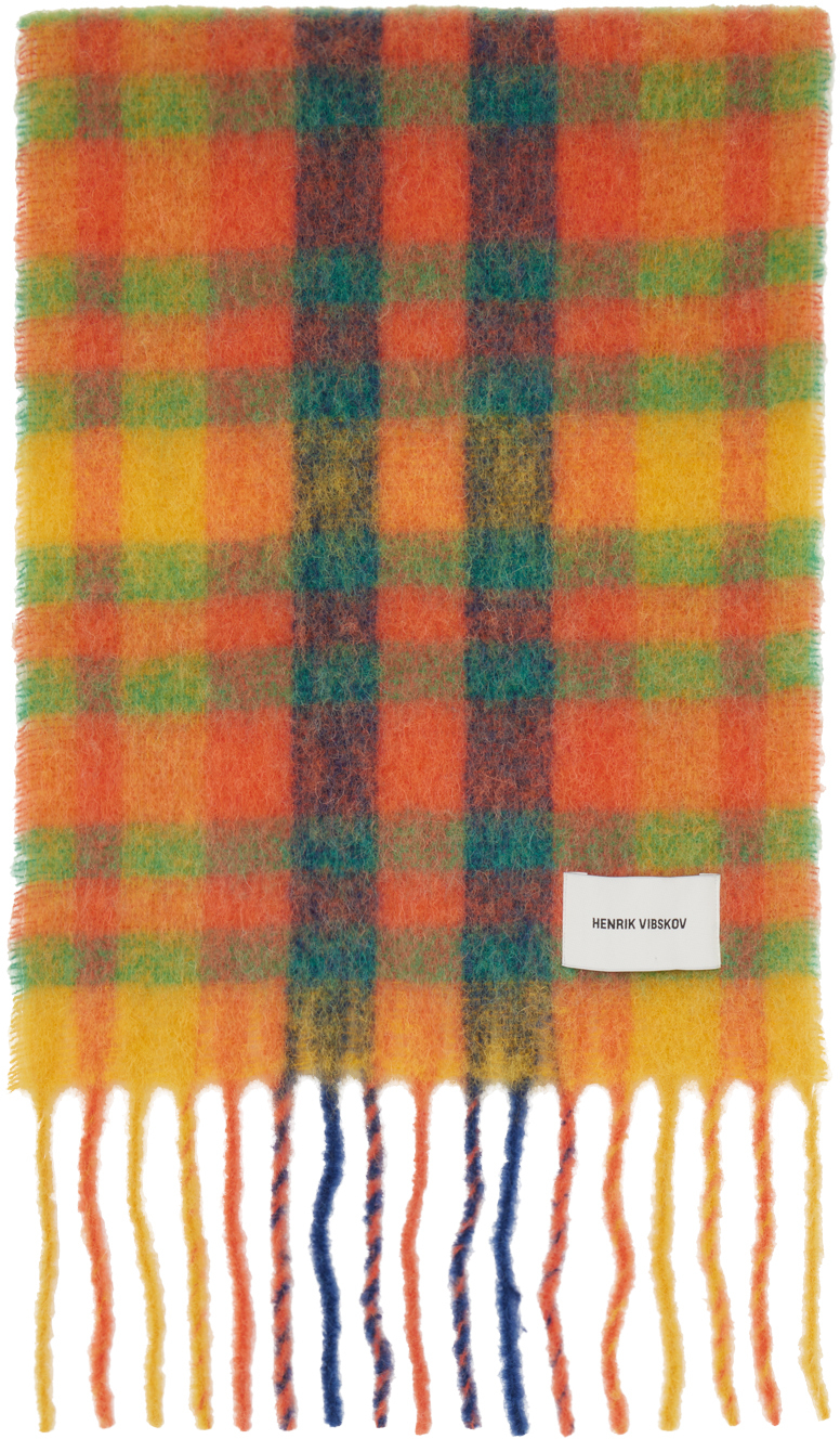 Henrik Vibskov: Orange Sliced Scarf | SSENSE Canada