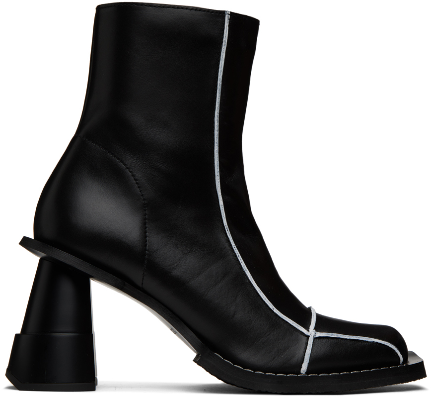 Black Elle Driver Boots by Henrik Vibskov on Sale