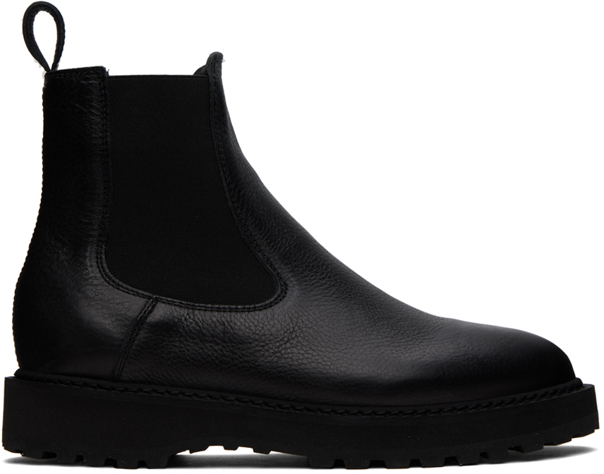 Black Alberone Chelsea Boots