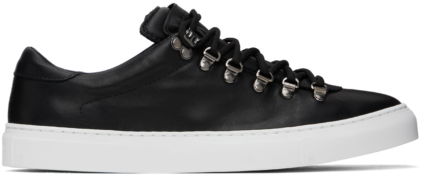 Shop Diemme Black Marostica Sneakers In Black Nappa