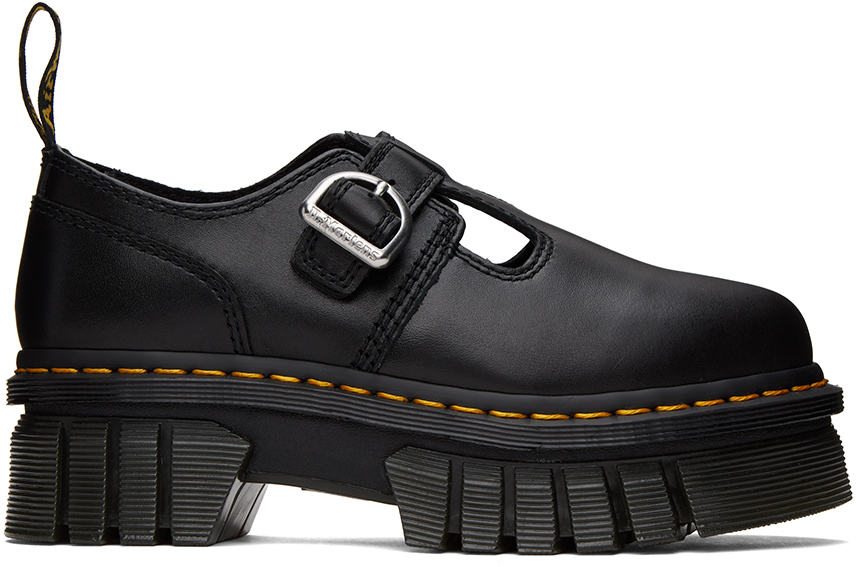 Dr. Martens' Black Audrick Mary Jane Oxfords