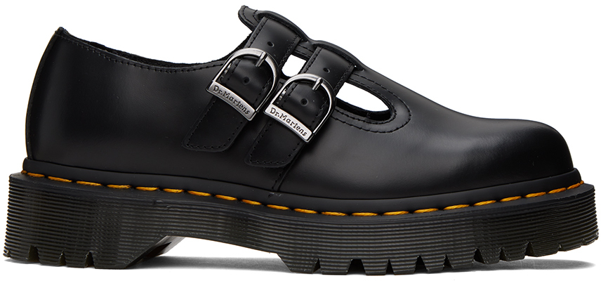 Dr. Martens' Black 8065 Ii Bex Mary Jane Loafers