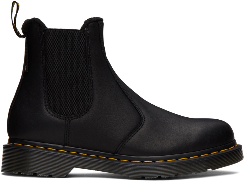 Dr. Martens' Black 2976 Chelsea Boots In Black Valor Wp