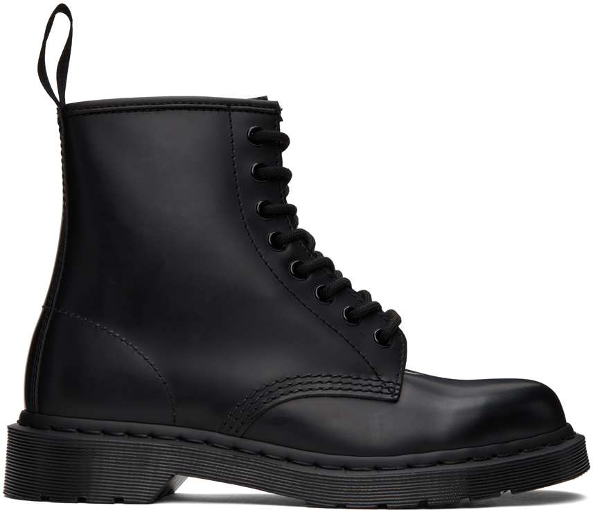 Black 1460 Mono Boots