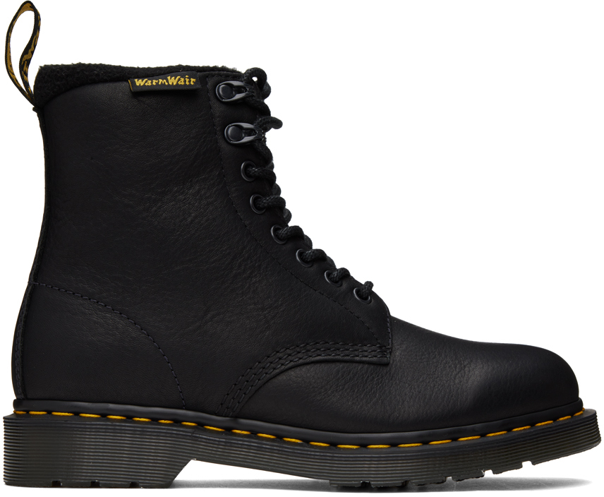 Shop Dr. Martens' Black 1460 Pascal Boots In Black Valor Wp