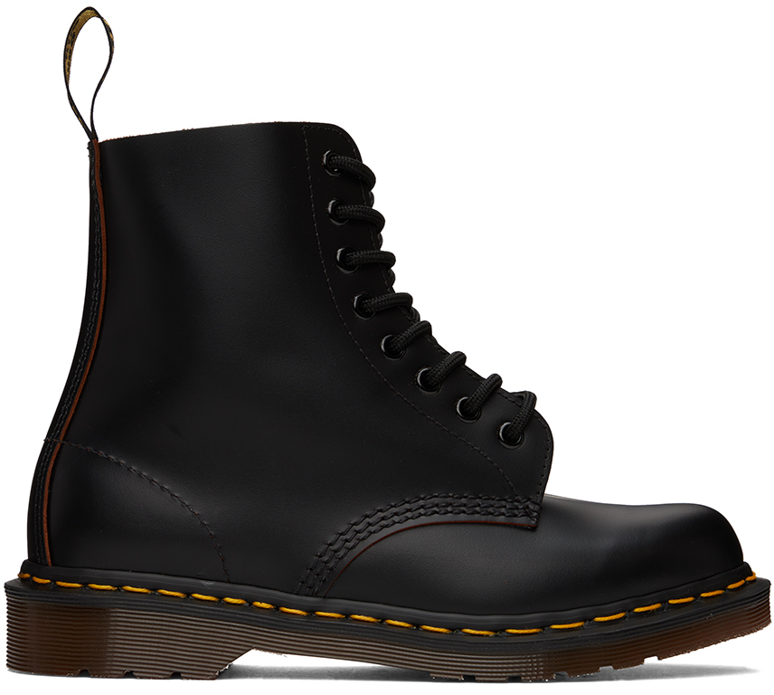 Black 'Made In England' 1460 Vintage Boots