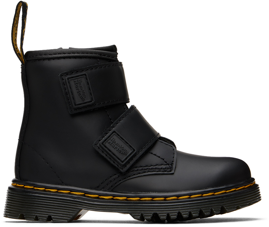 Dr. Martens' Baby Black 1460 Boots In Black Romario