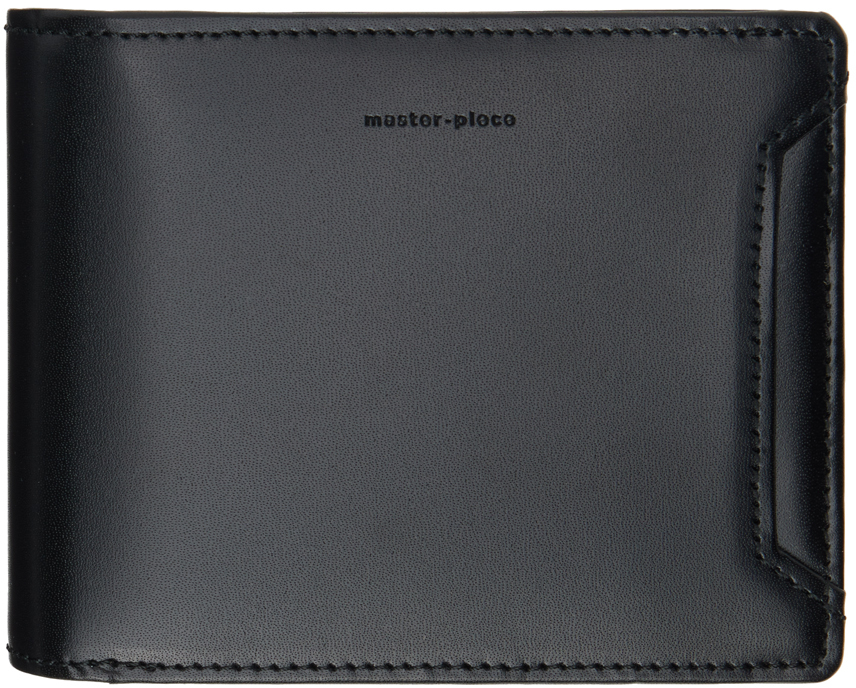 master-piece Black Notch Wallet
