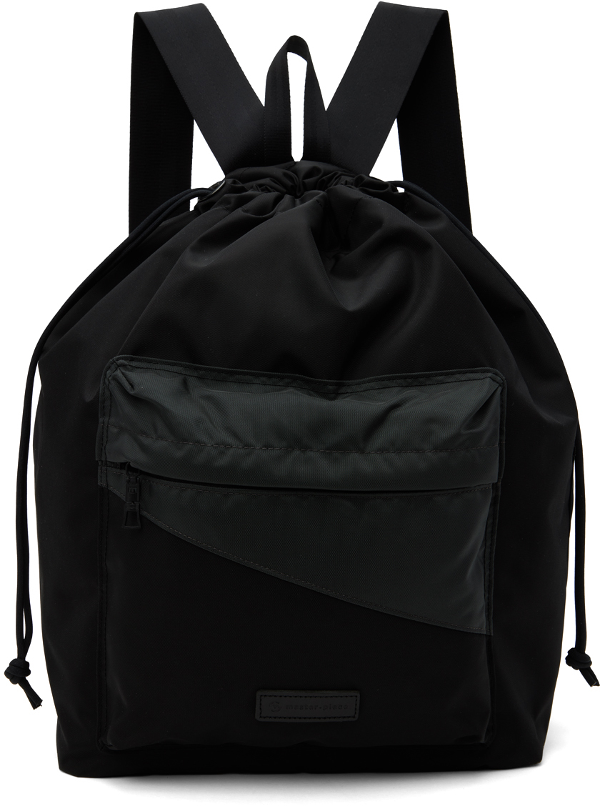 Black Slant Backpack