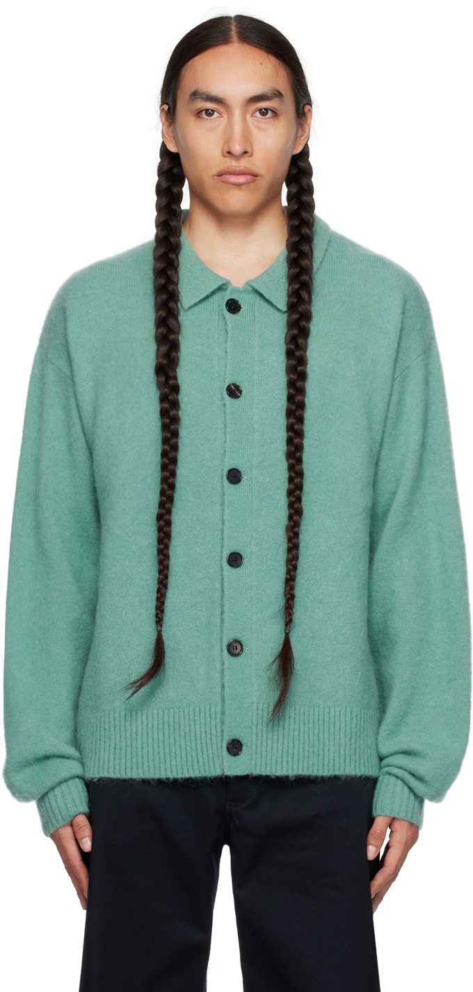 Blue Buttoned Cardigan