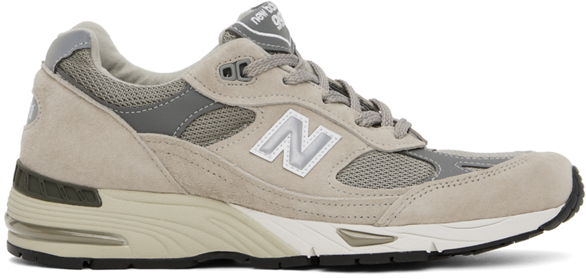 NEW BALANCE GRAY MADE IN UK 991V1 SNEAKERS